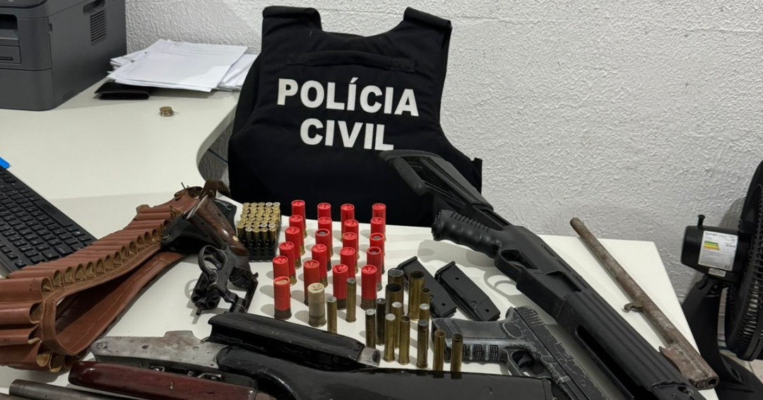 Polícia Civil de Sergipe apreende armamento e detém indivíduo em Neópolis
