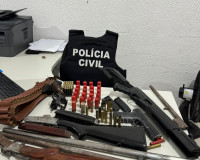 PC de Sergipe apreende armamento e detém indivíduo em Neópolis