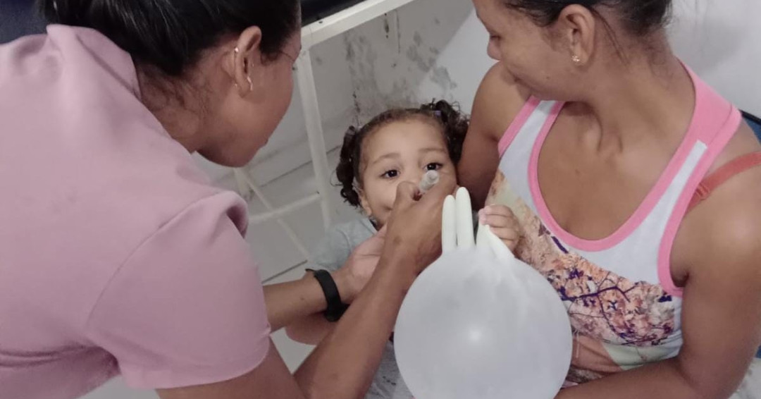 Prefeitura de Penedo vacina mais de 450 crianças no Dia D contra a Poliomielite