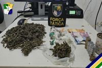 PM prende suspeito e apreende drogas na zona rural de Ilha das Flores