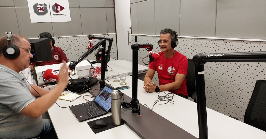 Candidato Jorginho Seixas concede entrevista e reforça seu compromisso com Penedo
