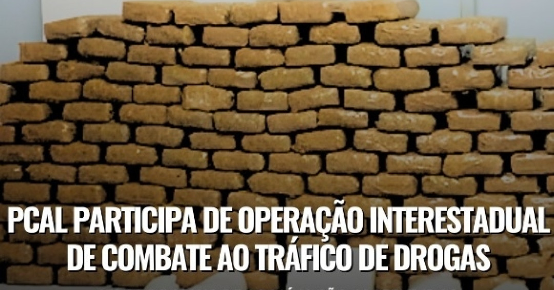 Polícia Civil de alagoas participa de megaoperação interestadual e apreende 200kg de cocaína
