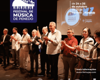 Público lota Teatro Sete de Setembro na abertura do Festival de Música de Penedo