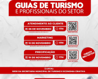 Prefeitura de Penedo e Sebrae ofertam novos cursos gratuitos para Guias de Turismo e profissionais do setor