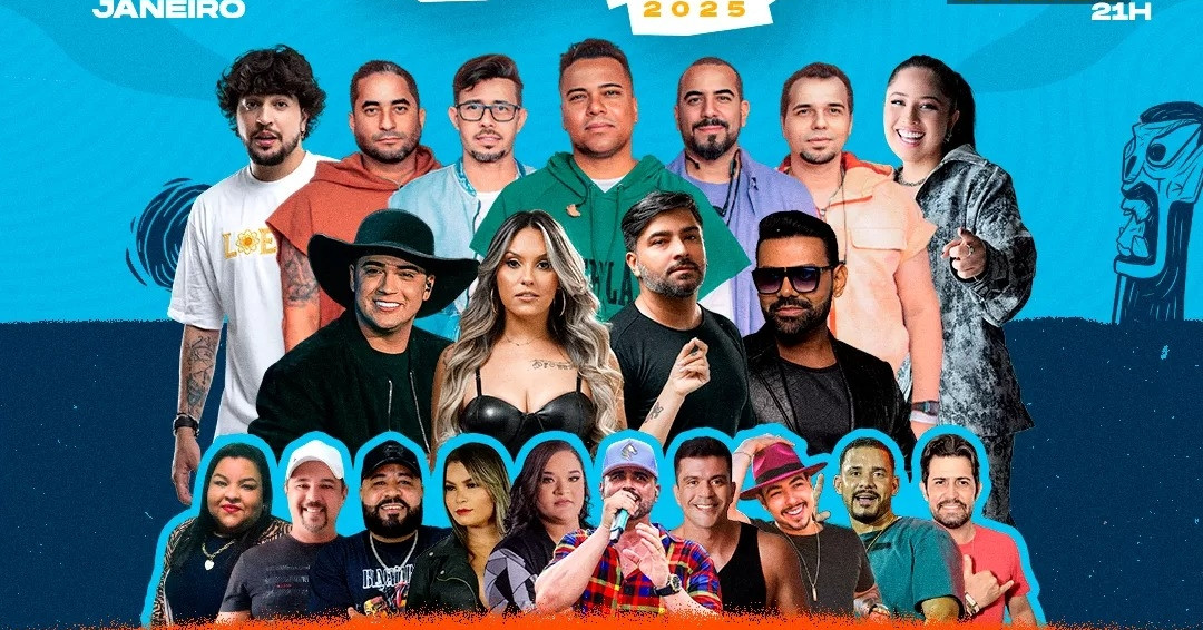 Sorriso Maroto, Natanzinho Lima e Seu Desejo estão entre as atrações da festa de Bom Jesus de Penedo 2025; confira programação!