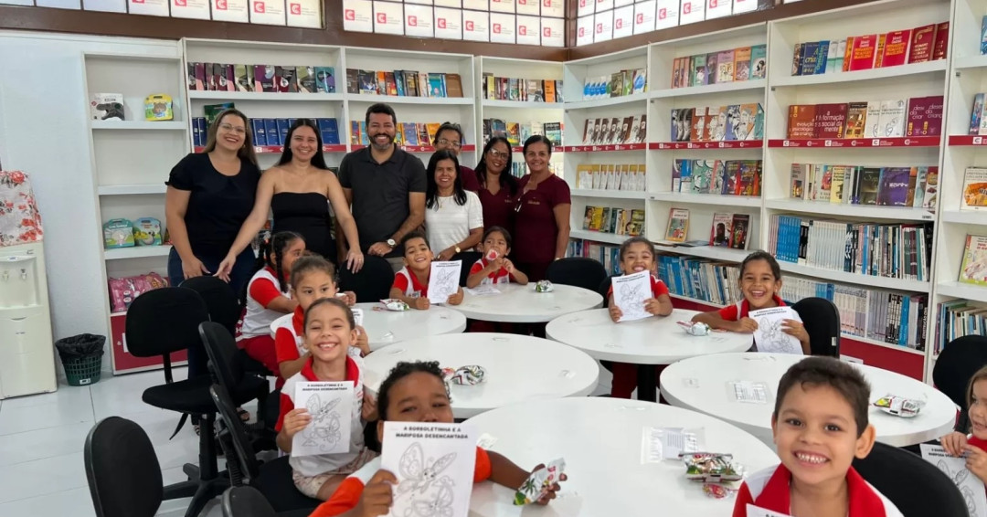 Semed Penedo e Instituto Gestar promovem contação de histórias e uso de computador para crianças no CHP