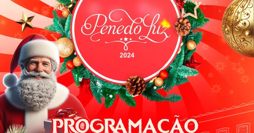 Prefeitura de Penedo transmite ao vivo a abertura do Penedo Luz 2024