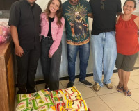Bom Jesus Solidário distribui meia tonelada de alimentos para instituições de Penedo