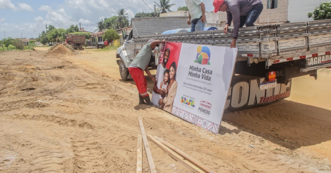 Construção de 125 moradias do Programa Minha Casa, Minha Vida começa com serviços da Prefeitura de Penedo