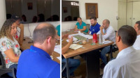 Reunião define início de obras para reforçar abastecimento de água em Penedo