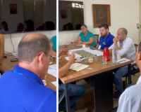 Reunião define início de obras para reforçar abastecimento de água em Penedo