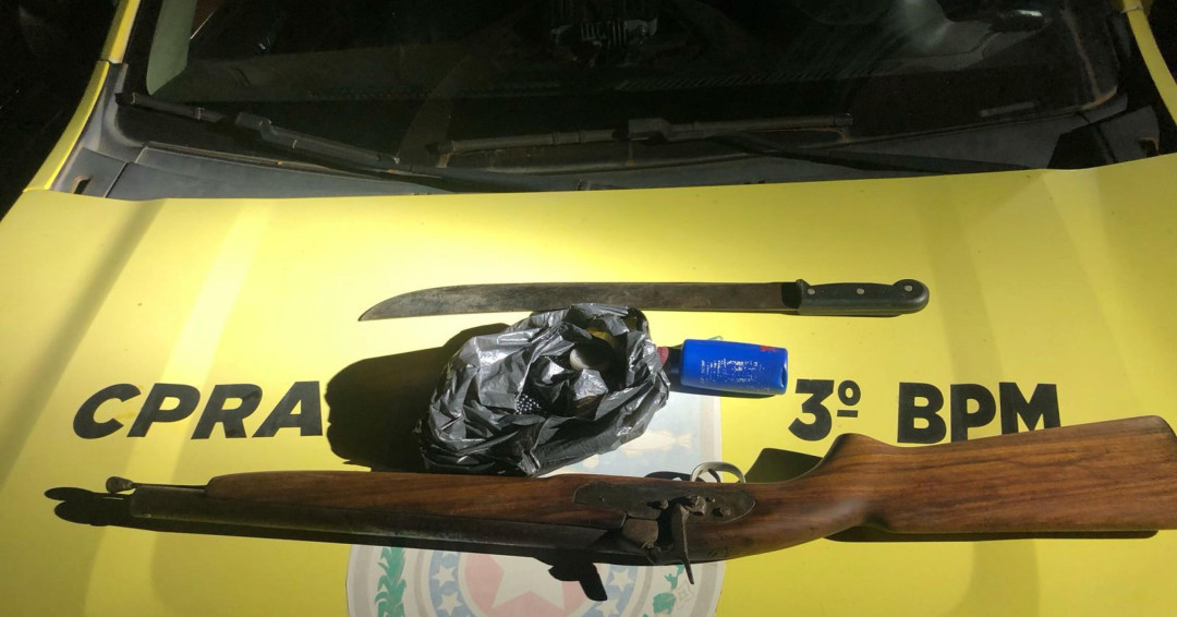 PM apreende 29 armas de fogo e 14 kg de drogas na última semana em Alagoas