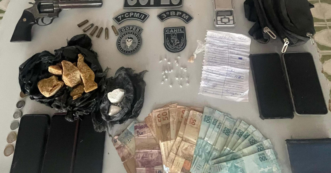 Em uma semana, PMAL retira das ruas 35 armas de fogo e mais de 26 kg de drogas