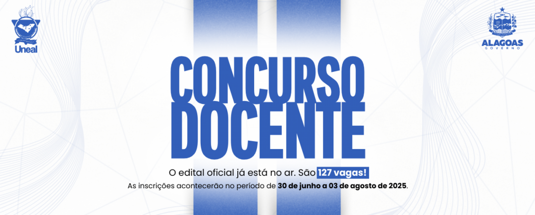 Universidade Estadual de Alagoas divulga edital do concurso para professor efetivo