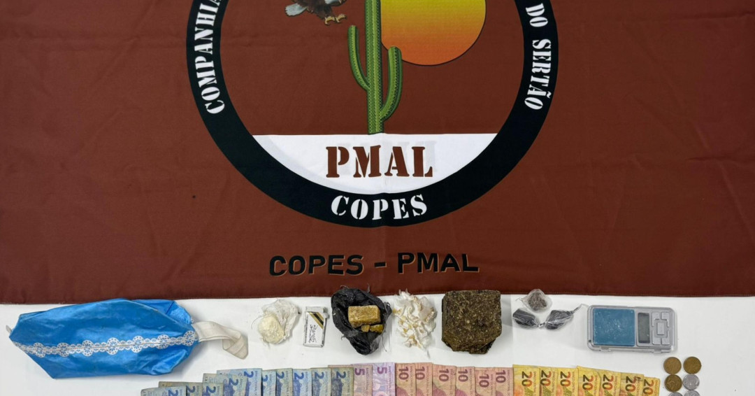 PM apreende 29 armas de fogo e 11 kg de drogas na última semana de maio em Alagoas