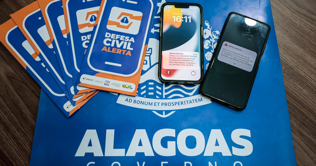 Defesa Civil Alerta é testado em Alagoas e em mais 8 estados