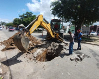 Galeria cede no Largo de Fátima e trânsito é parcialmente interditado
