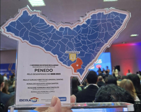 Município com IDEB recorde: Penedo é premiado no Escola 10