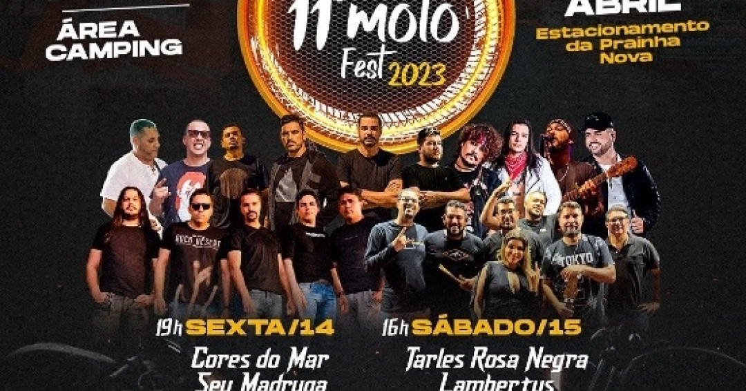 Divulgada a programação oficial da 11ª edição do Penedo Moto Fest
