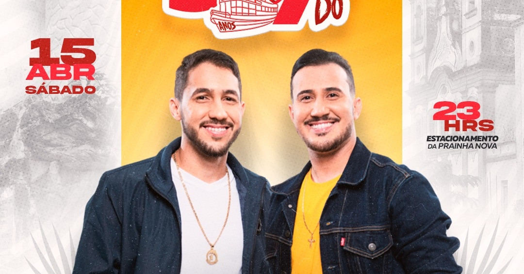 Aniversário de Penedo será comemorado com show de Iguinho e Lulinha