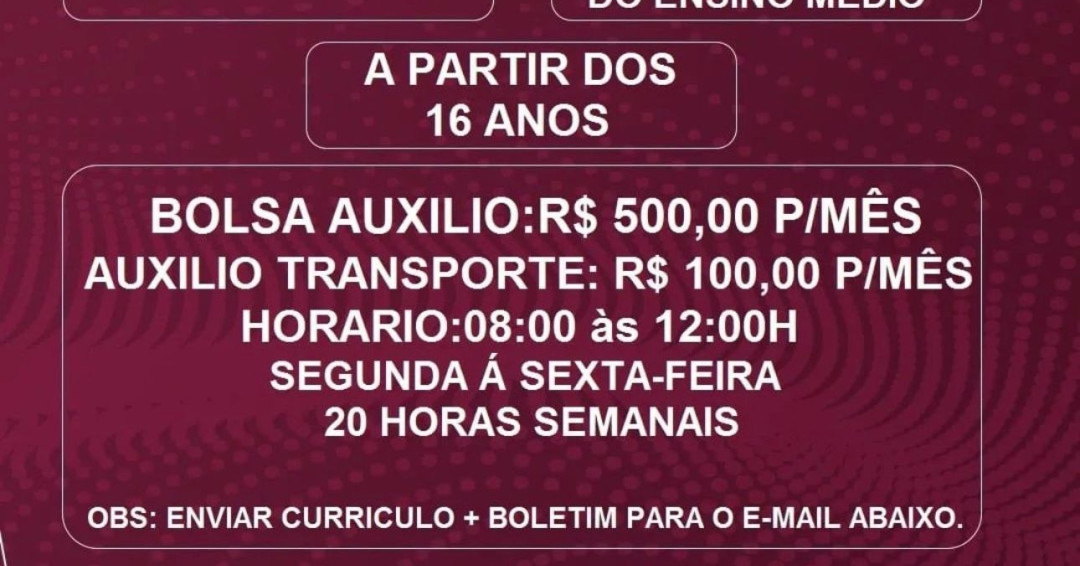 Abertas as inscrições para estudantes interessados em estagiar no Banco do Nordeste de Penedo