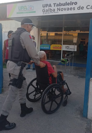 Programa da SSP resgata idoso de situação de abandono e maus-tratos em Maceió