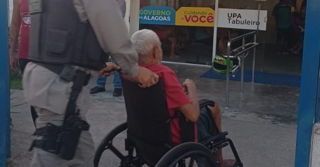 Programa da SSP resgata idoso de situação de abandono e maus-tratos em Maceió