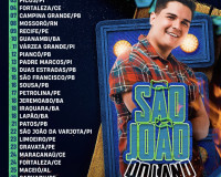 Eric Land é mais uma atração a divulgar show em Penedo nos festejos juninos