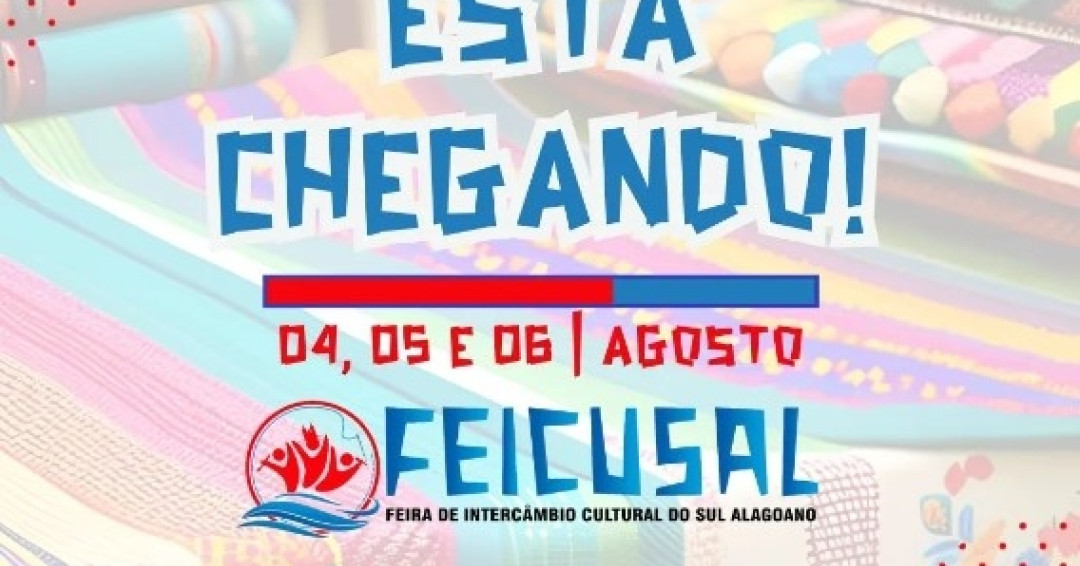 Maior Feira de Artesanato de Alagoas acontece de 04 a 06 de agosto em Penedo