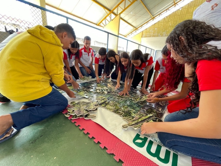 Estudantes da rede pública aprendem com gincana ambiental do IMA e Semarh Penedo