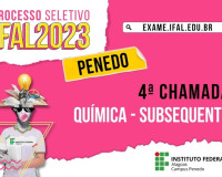 Confira convocados em 4ª chamada para ingresso no curso de Química subsequente no Ifal Penedo