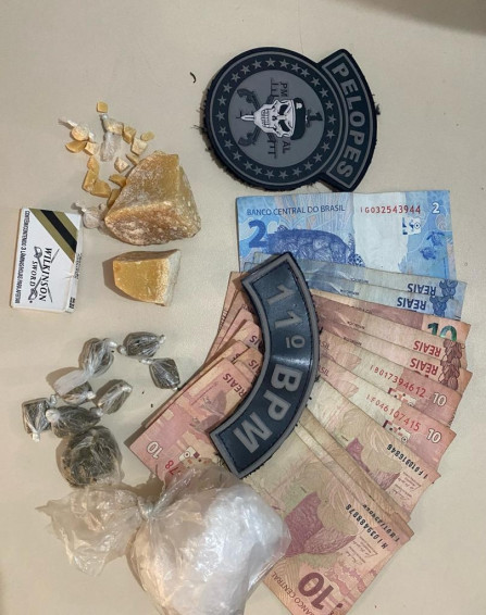 Polícia prende suspeito por tráfico de drogas no Camartelo do Meio, em Penedo