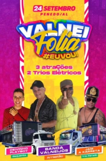 Festa de 23 anos do Bloco Valneifolia promete agitar Penedo no próximo domingo, 24