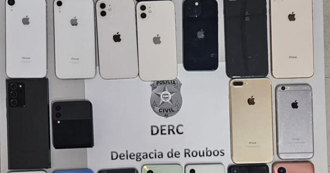 Delegacia de Roubos recupera 37 telefones celulares apenas no mês de agosto