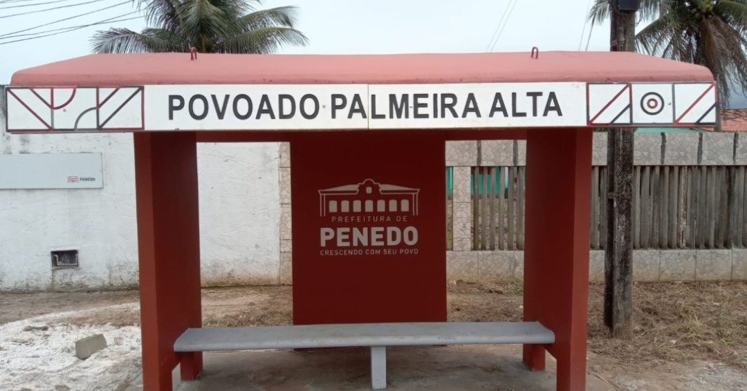 Prefeitura de Penedo instala abrigos para usuários de transporte coletivo na zona rural