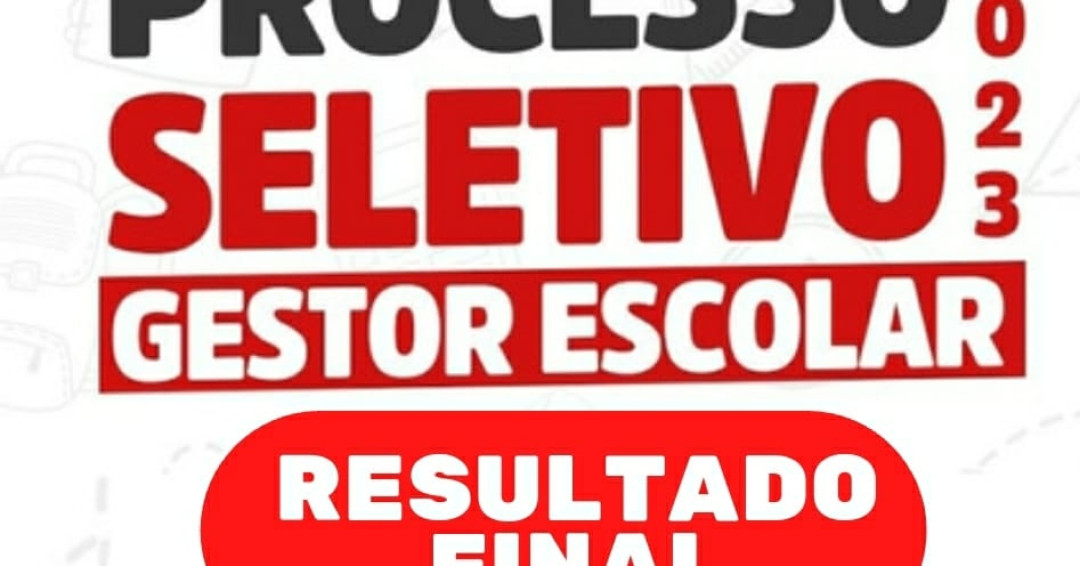 Semed divulga resultado final do PSS Gestor Escolar