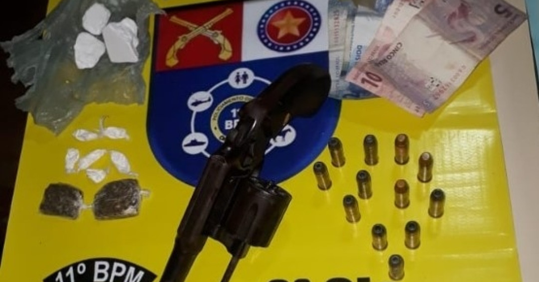 Polícia tira mais uma arma de fogo de circulação e prende acusado de tráfico e homicídios em Piaçabuçu