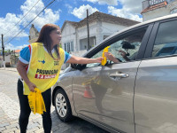 Bom Jesus dos Navegantes: Secretaria de Saúde e SMTT realizam blitz educativa em Penedo