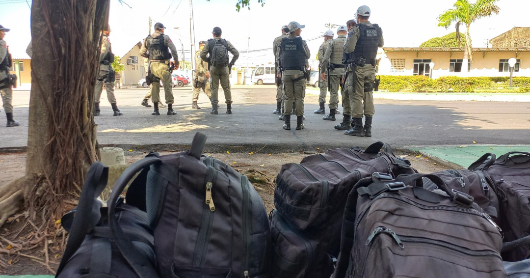 Segurança no Carnaval: Polícia Militar embarca segundo quantitativo de tropas