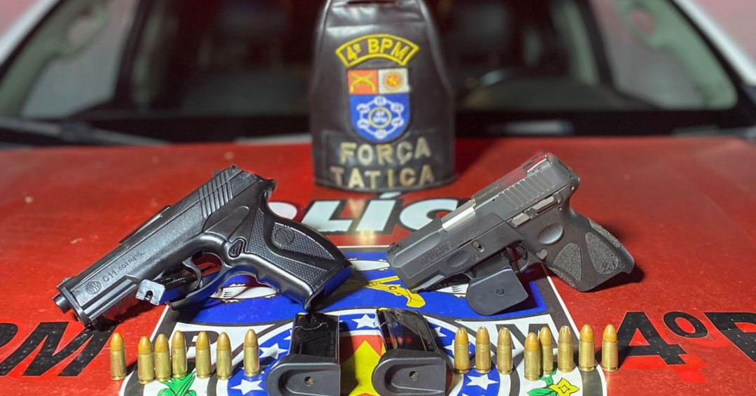 Polícia Militar apreende 20 armas de fogo na primeira semana de março